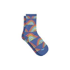 Quarter Sock | Retro Rainbows