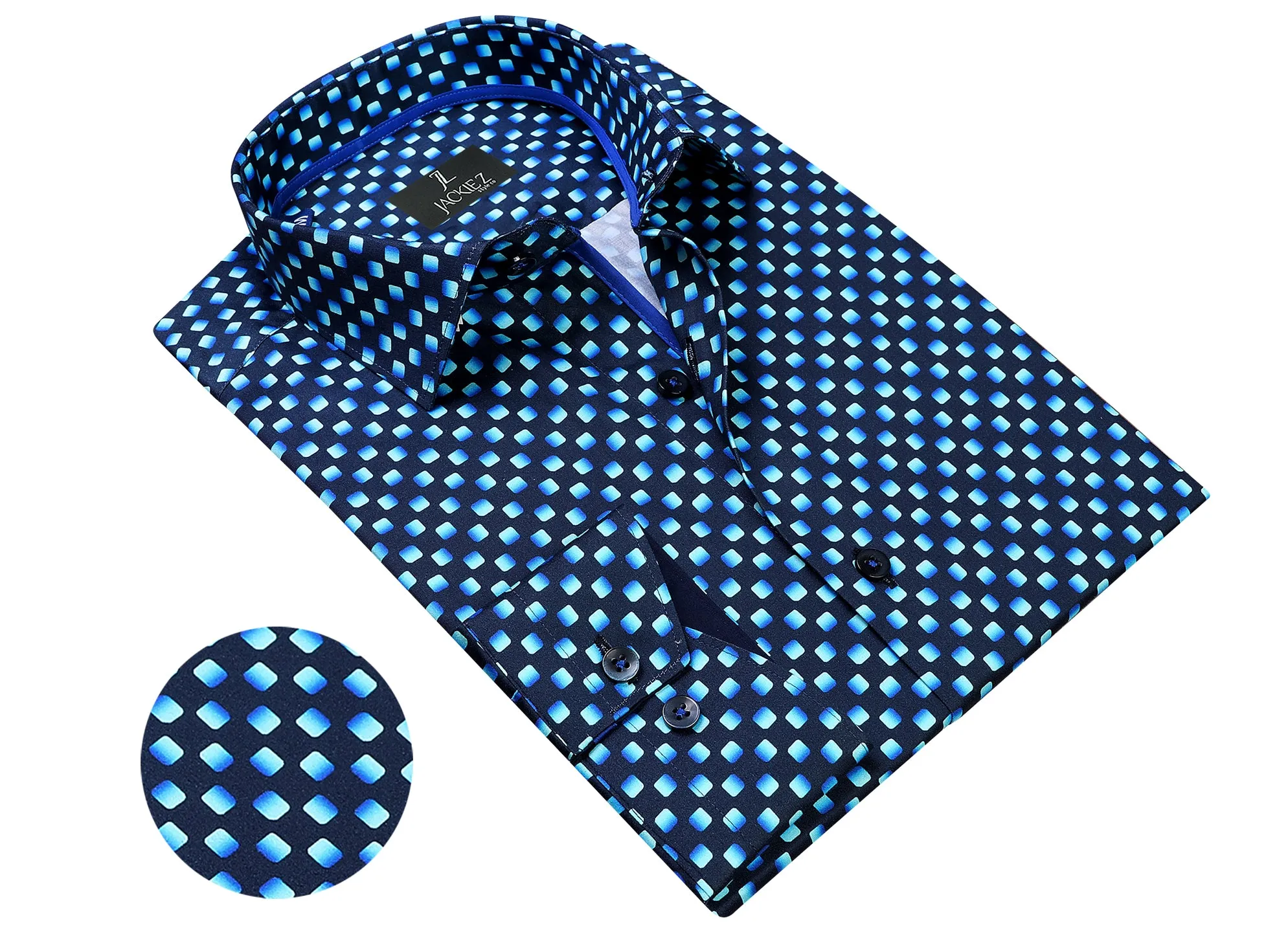 "The Oceanus" Long Sleeve Button Up - Jackie Z Style Co.