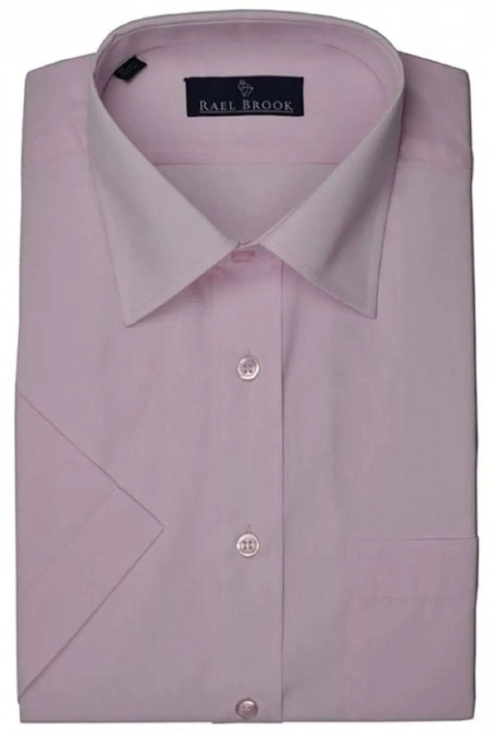 Rael Brook Men's Formal Short Sleeve Easy Care Shirts Size  14.5 to 23"