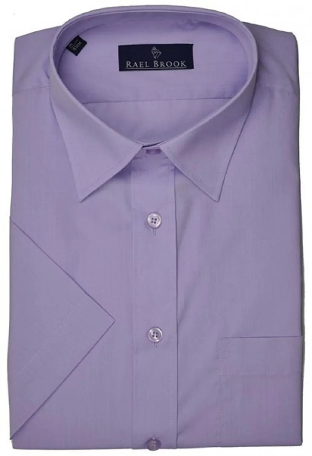 Rael Brook Men's Formal Short Sleeve Easy Care Shirts Size  14.5 to 23"