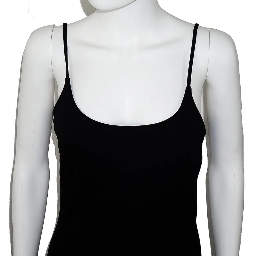 RALPH LAUREN Black Strap Maxi Dress