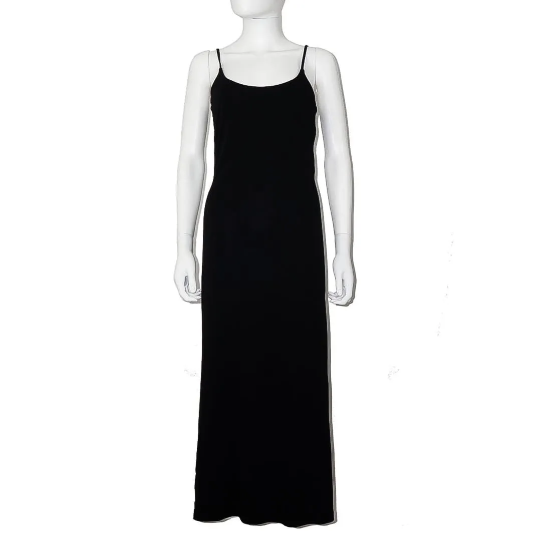 RALPH LAUREN Black Strap Maxi Dress