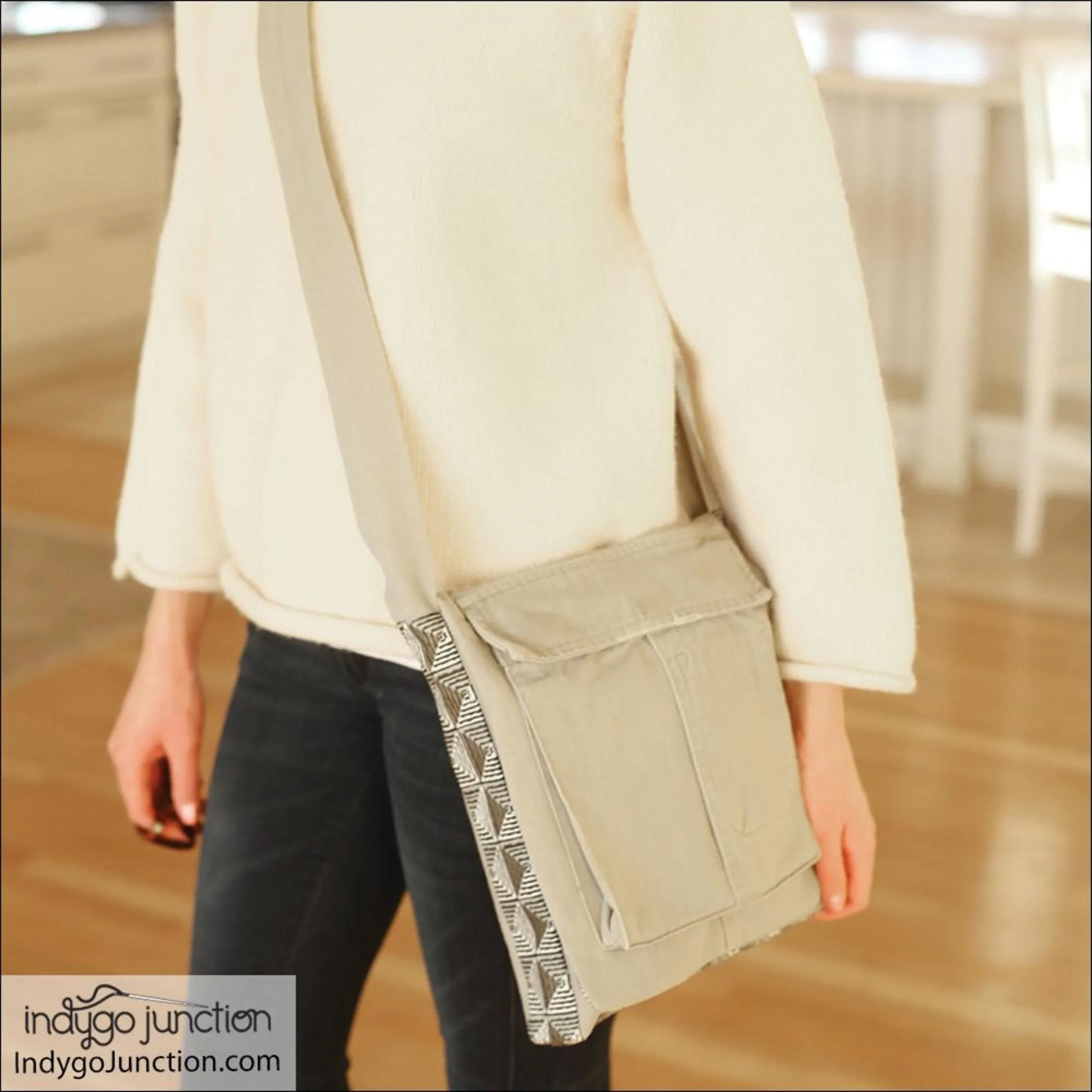 Recycled Cargo Pocket Purse Pattern