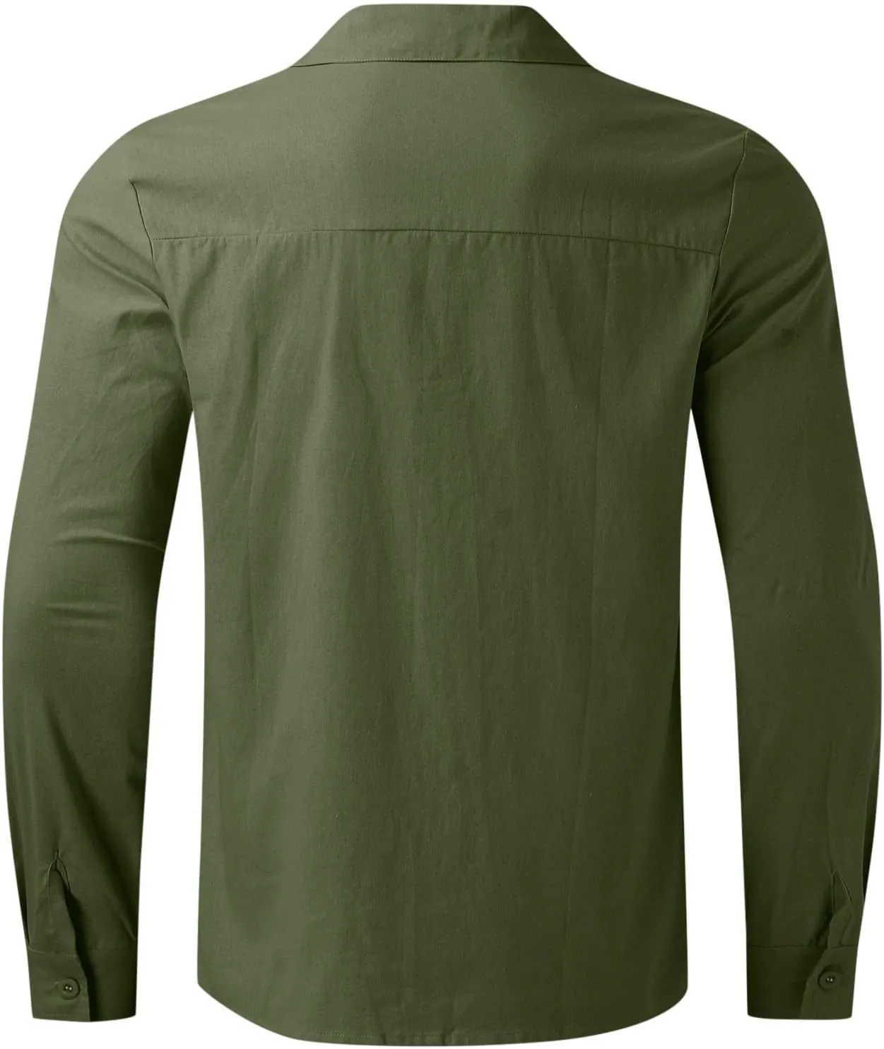 Relaxed Fit Button Down Shirts for Men Casual Plain Dress Shirt Fall Long Sleeve T-Shirt Regular Fit Beach Tee Tops