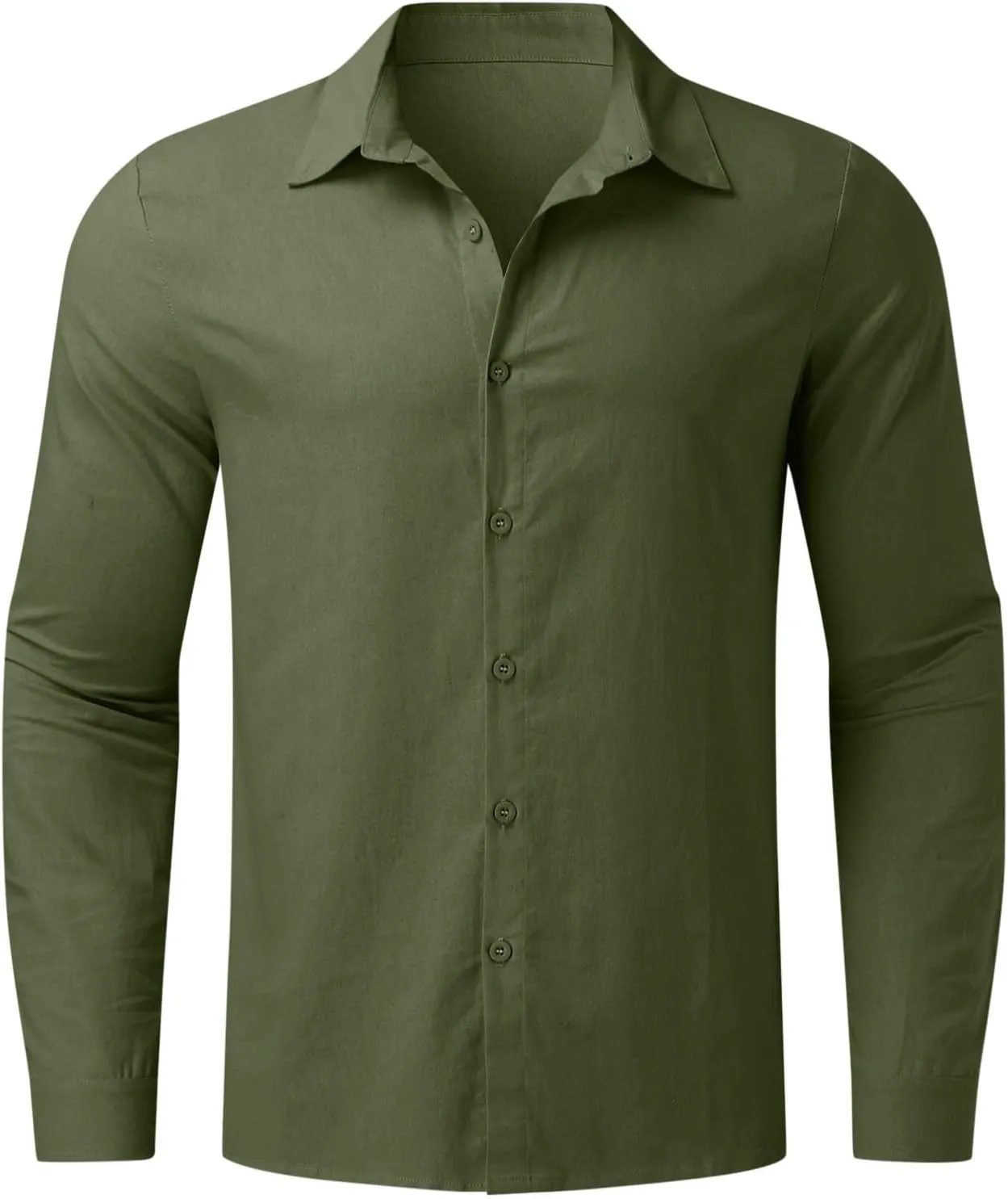 Relaxed Fit Button Down Shirts for Men Casual Plain Dress Shirt Fall Long Sleeve T-Shirt Regular Fit Beach Tee Tops