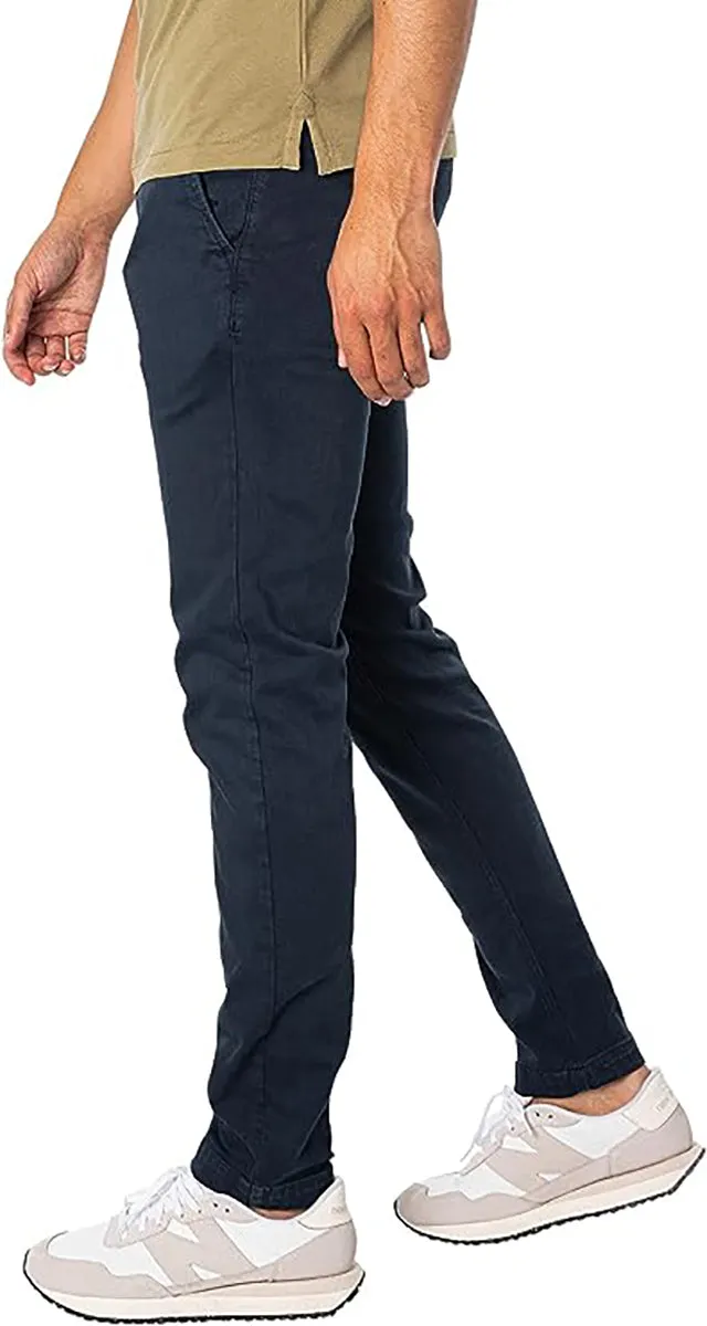 Replay Zeumar Hyperflx Navy Chino For Men