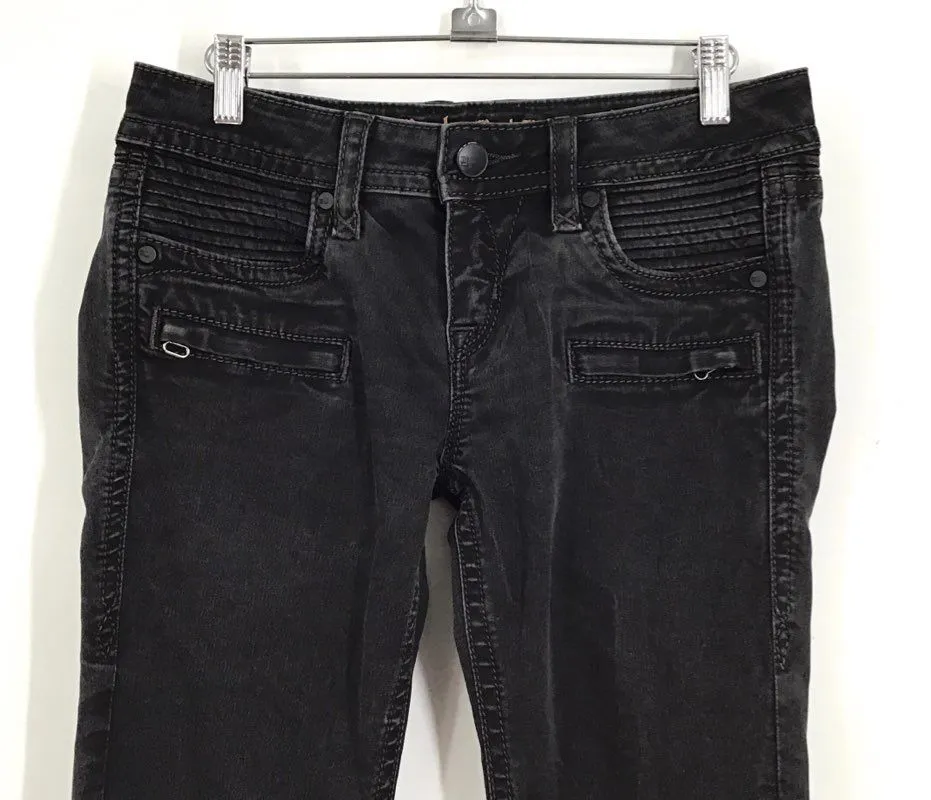 Rock Revival Women's Black Denim Skinny Jeans - Size 29