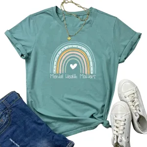 ROSEPARK Women Graphic Tees Cute Shirts Summer Tops