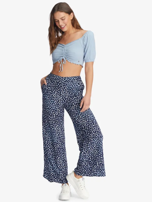 Roxy Midnight Avenue Pants-Mood Indigo