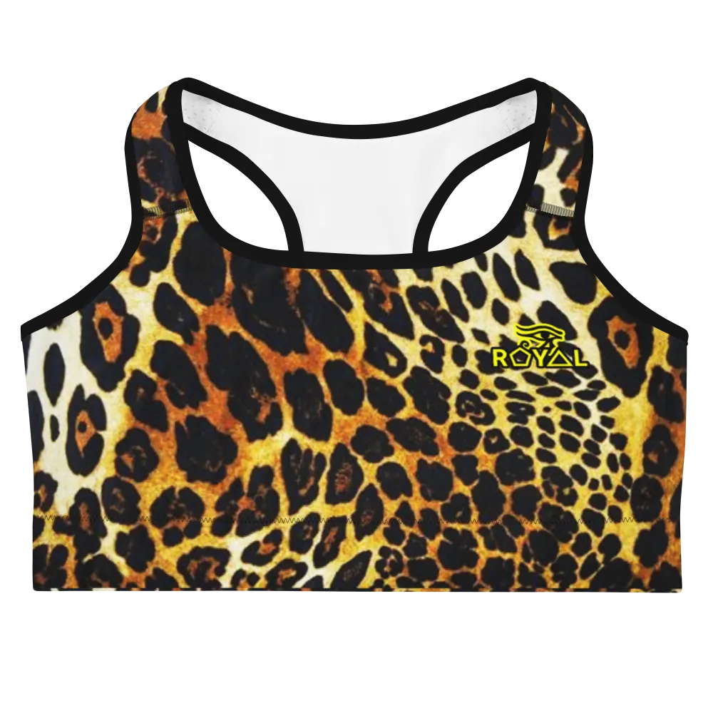 ROYAL. |  Urban Resort | FUTURE TRIBE Eye of Ra Fashion Sports Bra ANIMAL 1 LEOPARD