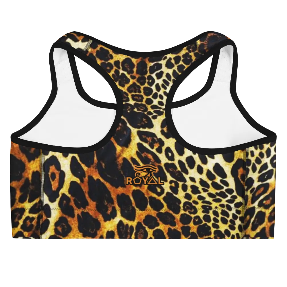 ROYAL. |  Urban Resort | FUTURE TRIBE Eye of Ra Fashion Sports Bra ANIMAL 1 LEOPARD