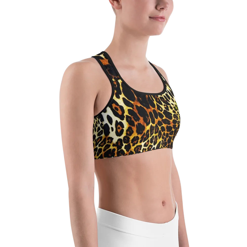 ROYAL. |  Urban Resort | FUTURE TRIBE Eye of Ra Fashion Sports Bra ANIMAL 1 LEOPARD