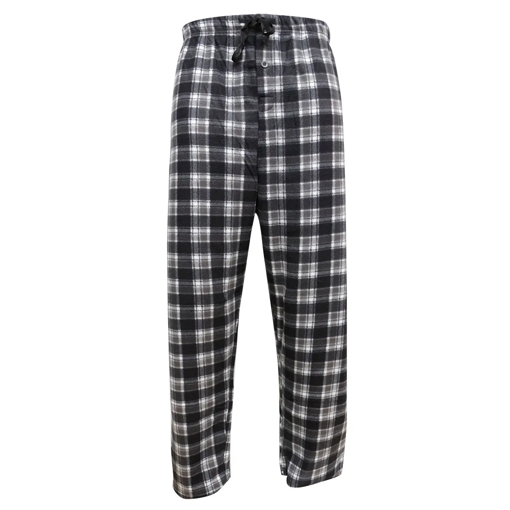 Rugged Frontier Men's Plaid Fleece 2 Piece Loungewear Pajama Set