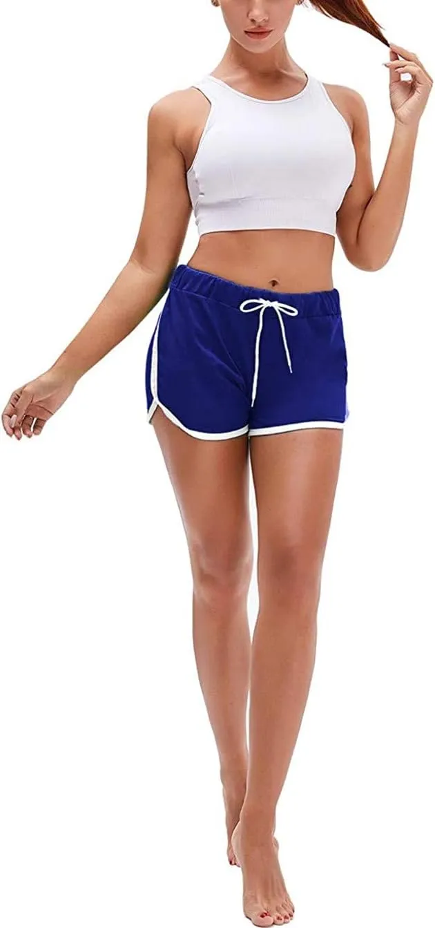 Running Shorts for Women High Waisted Athletic Gym Yoga Sporty Workout Shorts