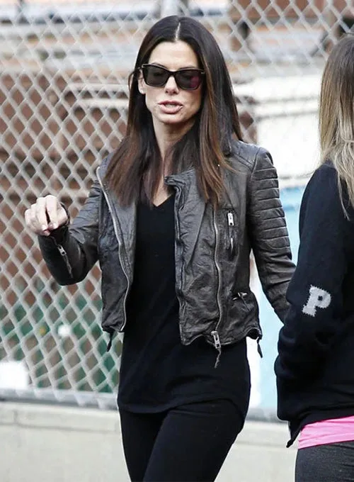 Sandra Bullock Leather Jacket