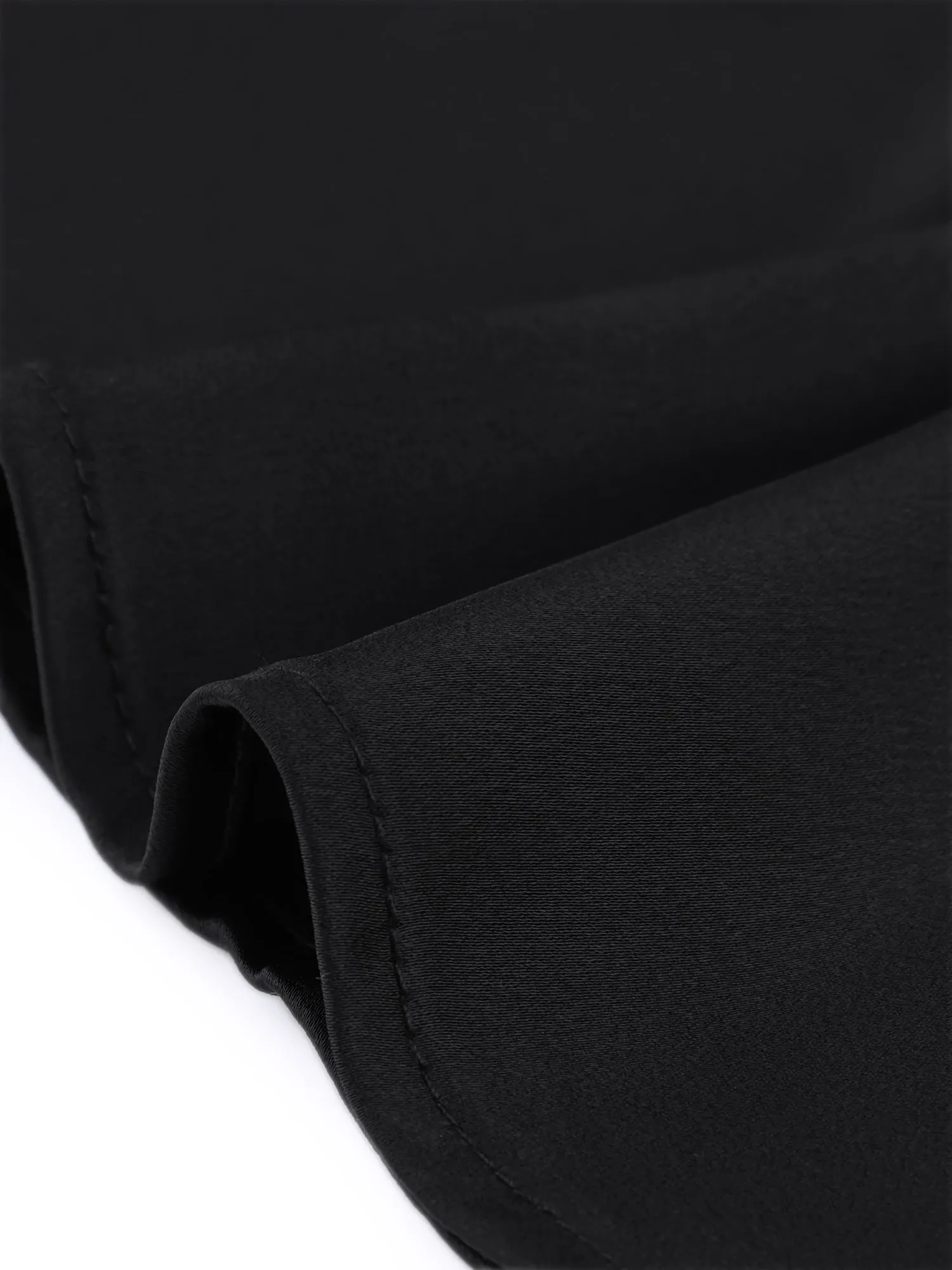 Satin High Waist Asymmetric A-Line Flowy Skirts