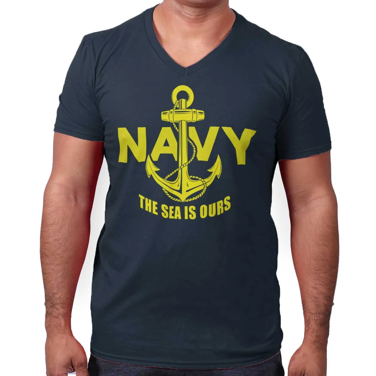 Sea is Ours V-Neck T-Shirt