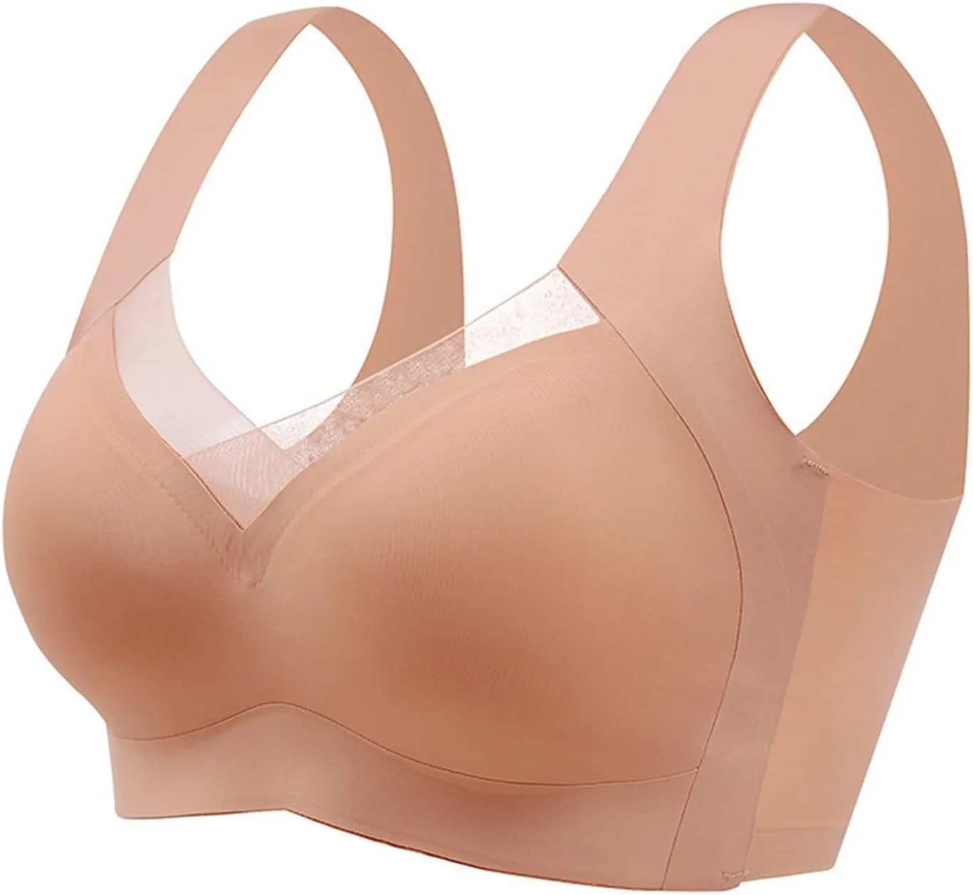 Seamless Bras Vest Women Plus Size Wirefree Support Sports Bra Everyday Bras No Underwire Comfortable Wireless Padded Bras