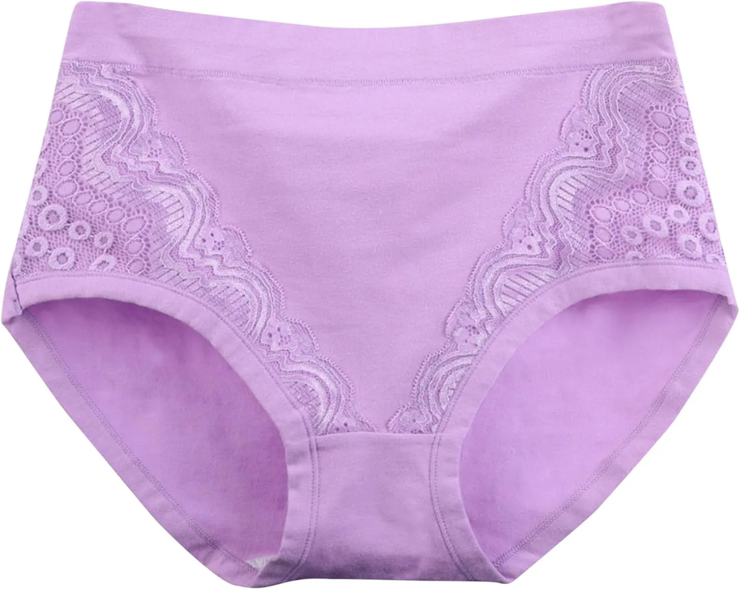 Seamless Underwear for Women Cotton Plus Size No Show Briefs Invisible High Waist Breathable Comfortable Cheeky Panties
