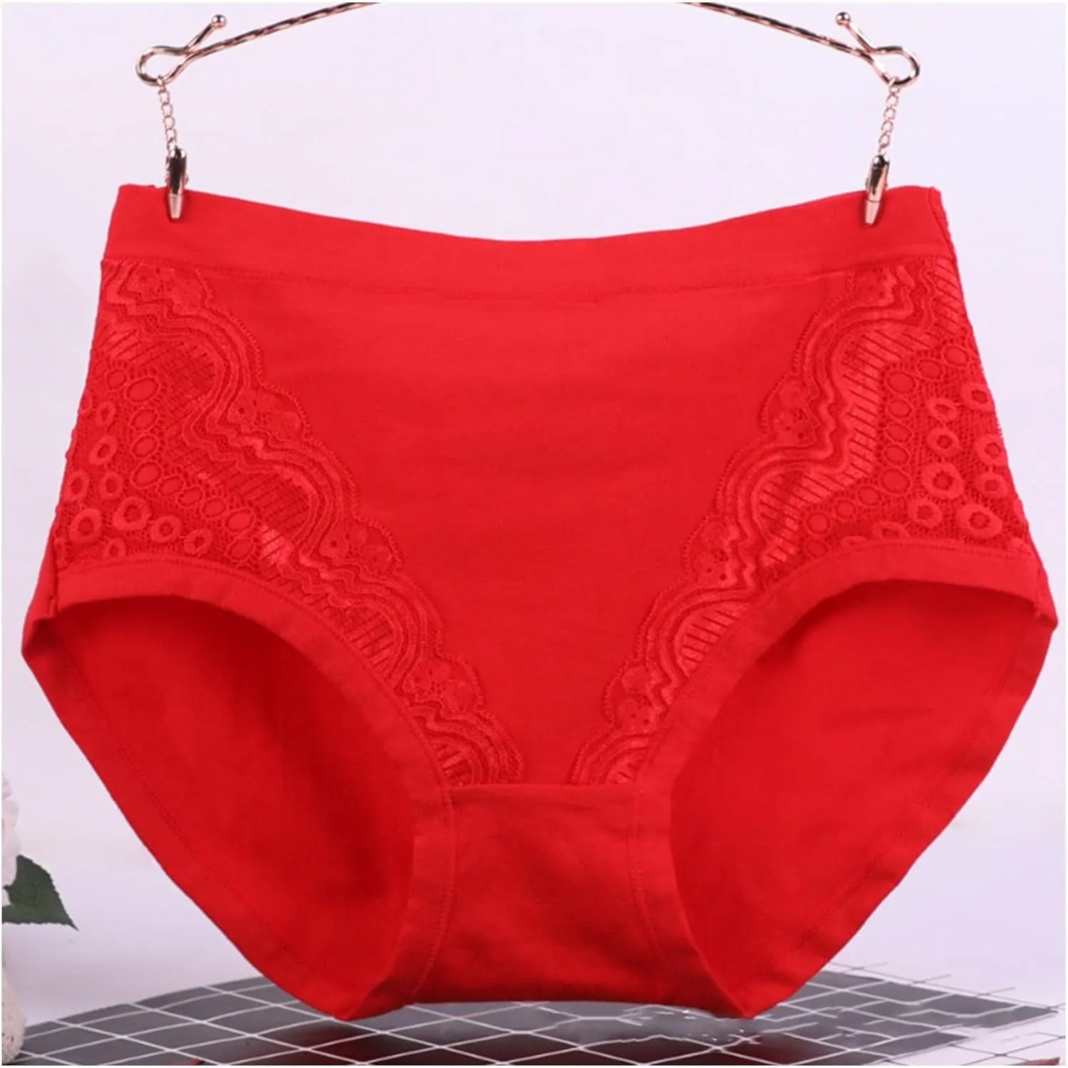 Seamless Underwear for Women Cotton Plus Size No Show Briefs Invisible High Waist Breathable Comfortable Cheeky Panties