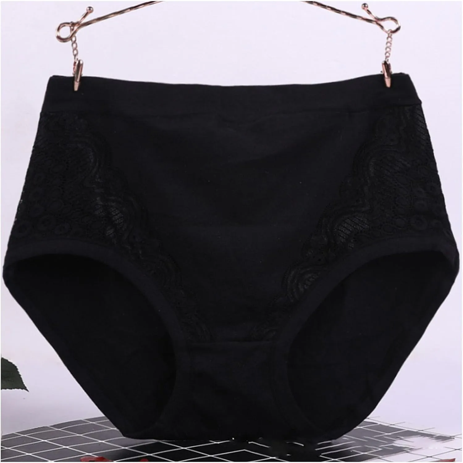 Seamless Underwear for Women Cotton Plus Size No Show Briefs Invisible High Waist Breathable Comfortable Cheeky Panties