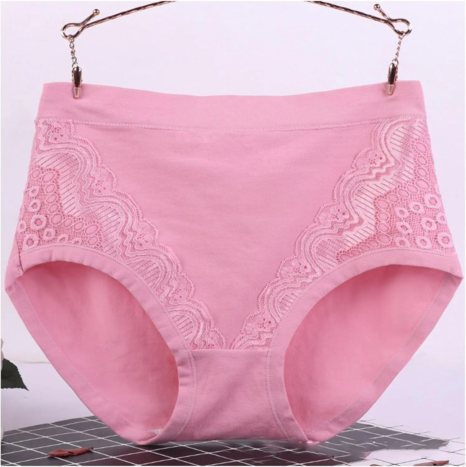 Seamless Underwear for Women Cotton Plus Size No Show Briefs Invisible High Waist Breathable Comfortable Cheeky Panties