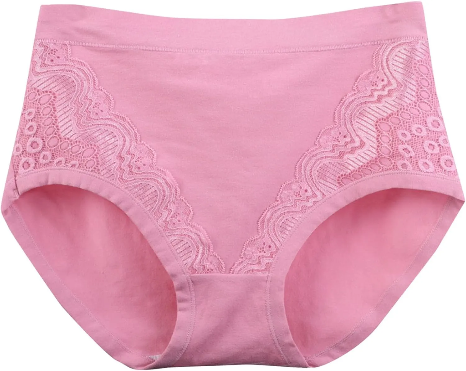 Seamless Underwear for Women Cotton Plus Size No Show Briefs Invisible High Waist Breathable Comfortable Cheeky Panties