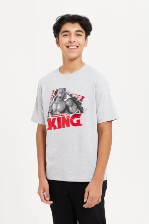 Senior Boys Grey Tekken Oversize T-Shirt