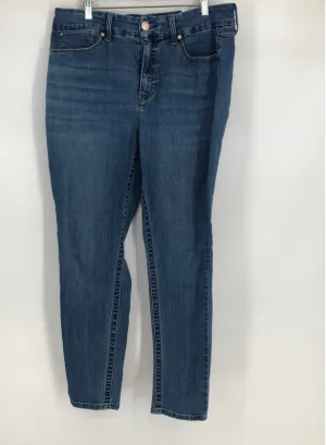 Seven7 Women's Blue Denim Skinny Jeans - Size 16