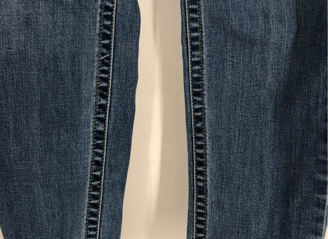 Seven7 Women's Blue Denim Skinny Jeans - Size 16