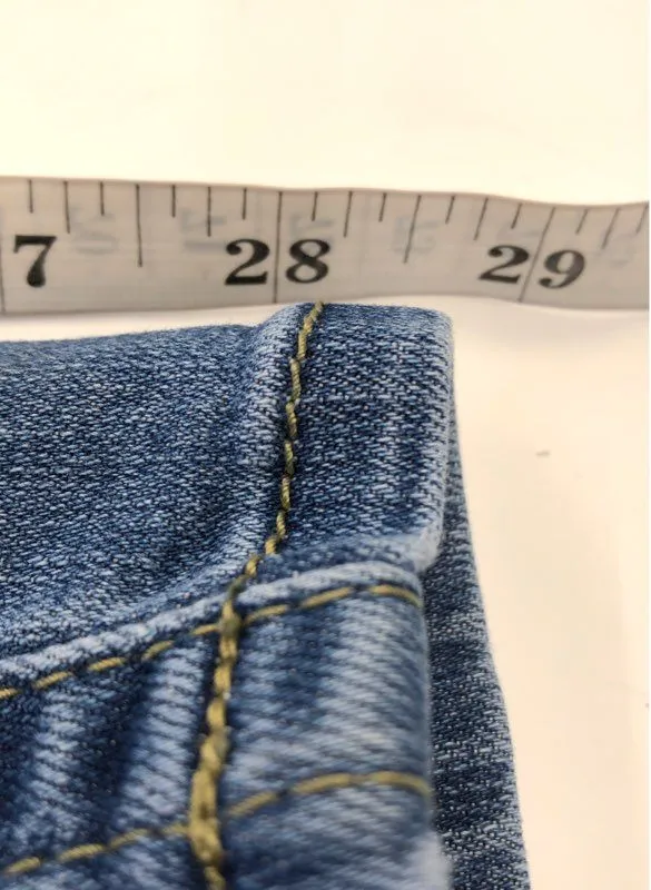 Seven7 Women's Blue Denim Skinny Jeans - Size 16
