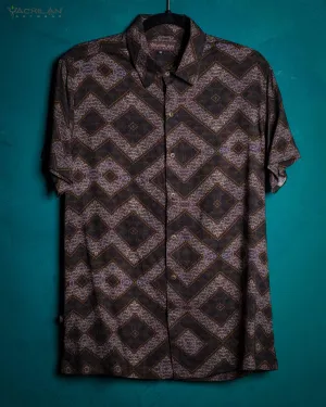 Shirt Men Half Sleeves / Viscose AOP - INDODELIKS