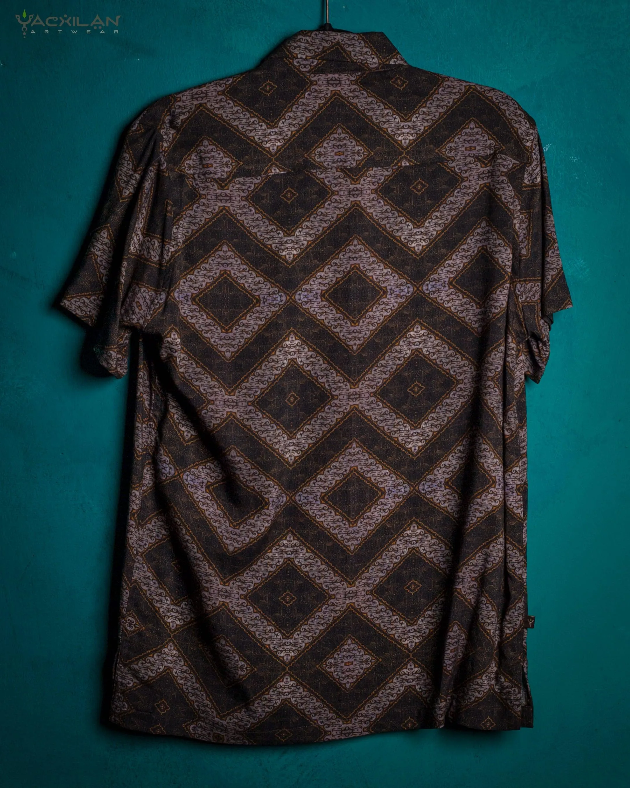 Shirt Men Half Sleeves / Viscose AOP - INDODELIKS