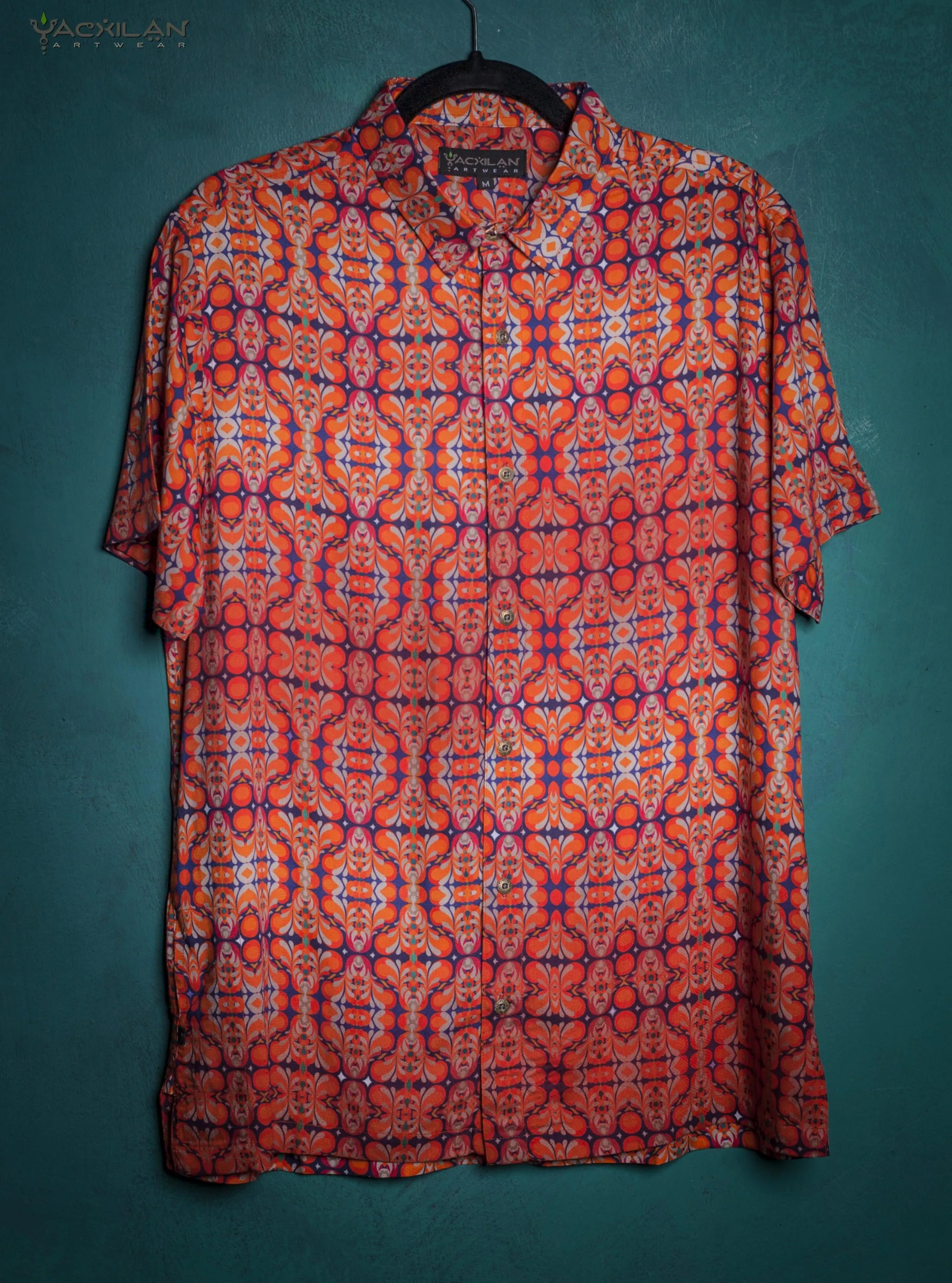 Shirt Men Half Sleeves / Viscose AOP - REDER