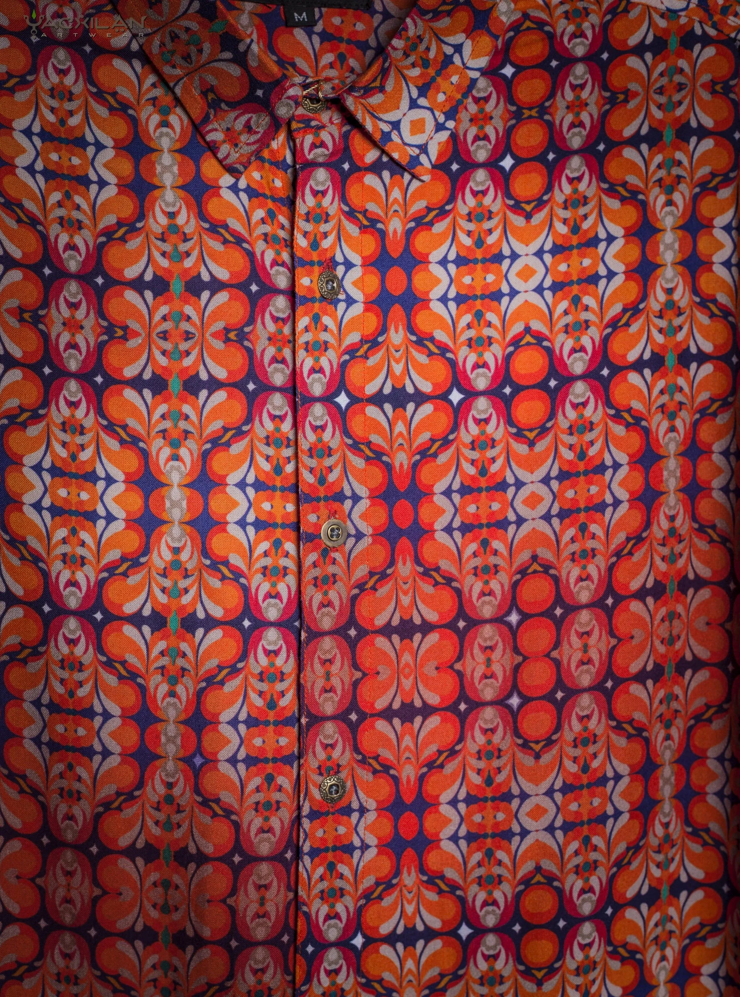 Shirt Men Half Sleeves / Viscose AOP - REDER
