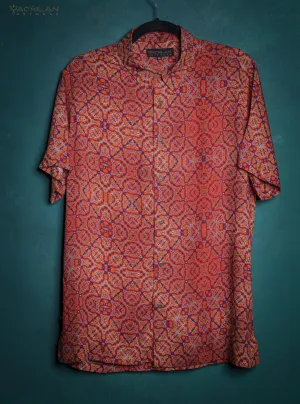 Shirt Men Half Sleeves / Viscose AOP - REDERDELIKS Small