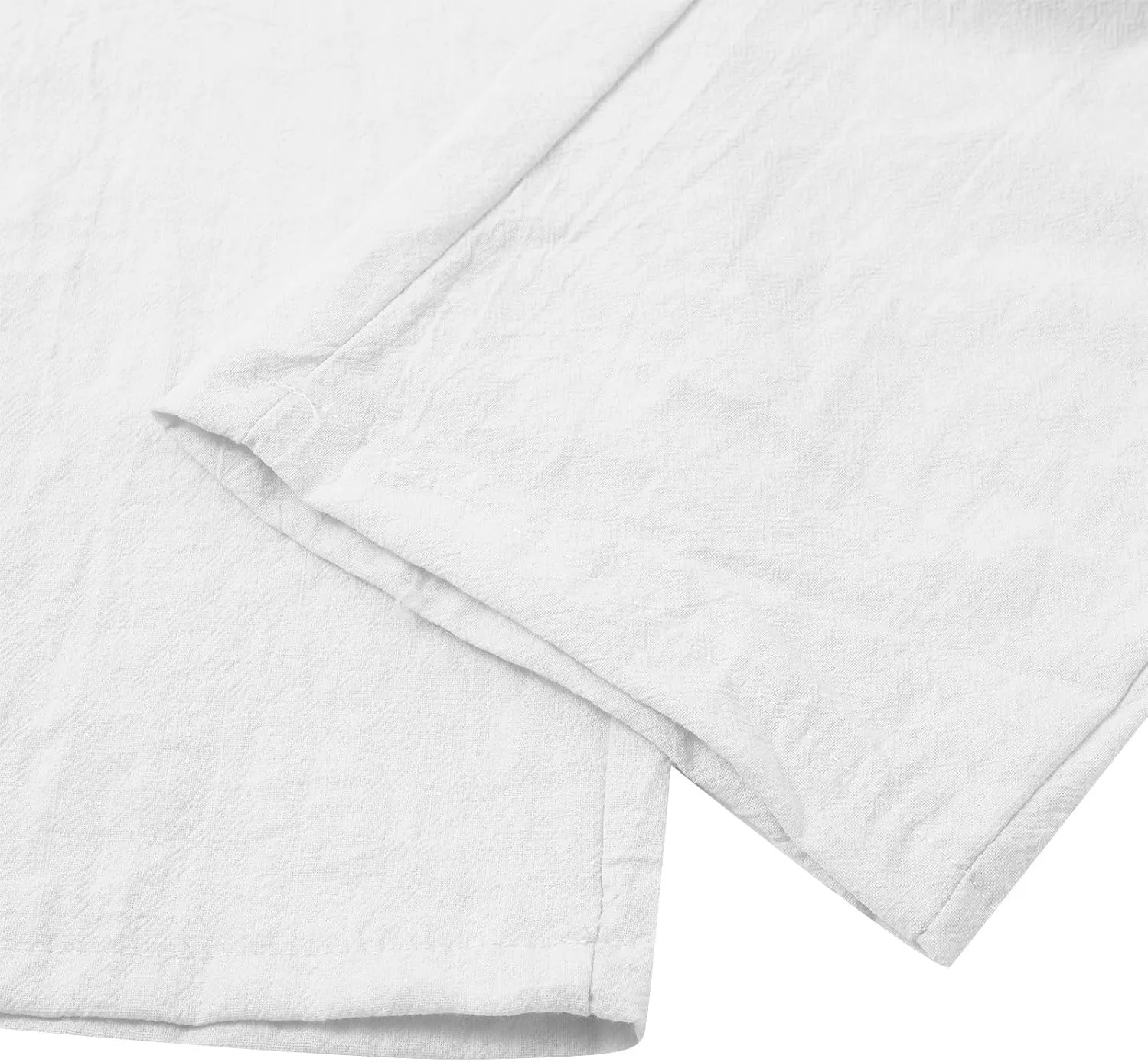 Short Sleeve Hoodies for Men Summer Linen T-Shirts with Pocket Lightweight Button Up Tops Casual Hawaiian Beach Tees