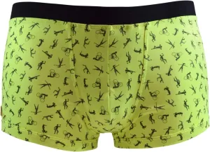 Signature SP Super Soft Breathable Boxer Brief Trunk, Men's Underwear :: Neon Little Dancers