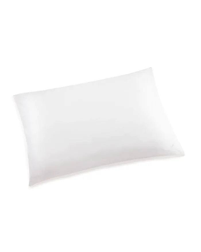 Silk White Pillow Case