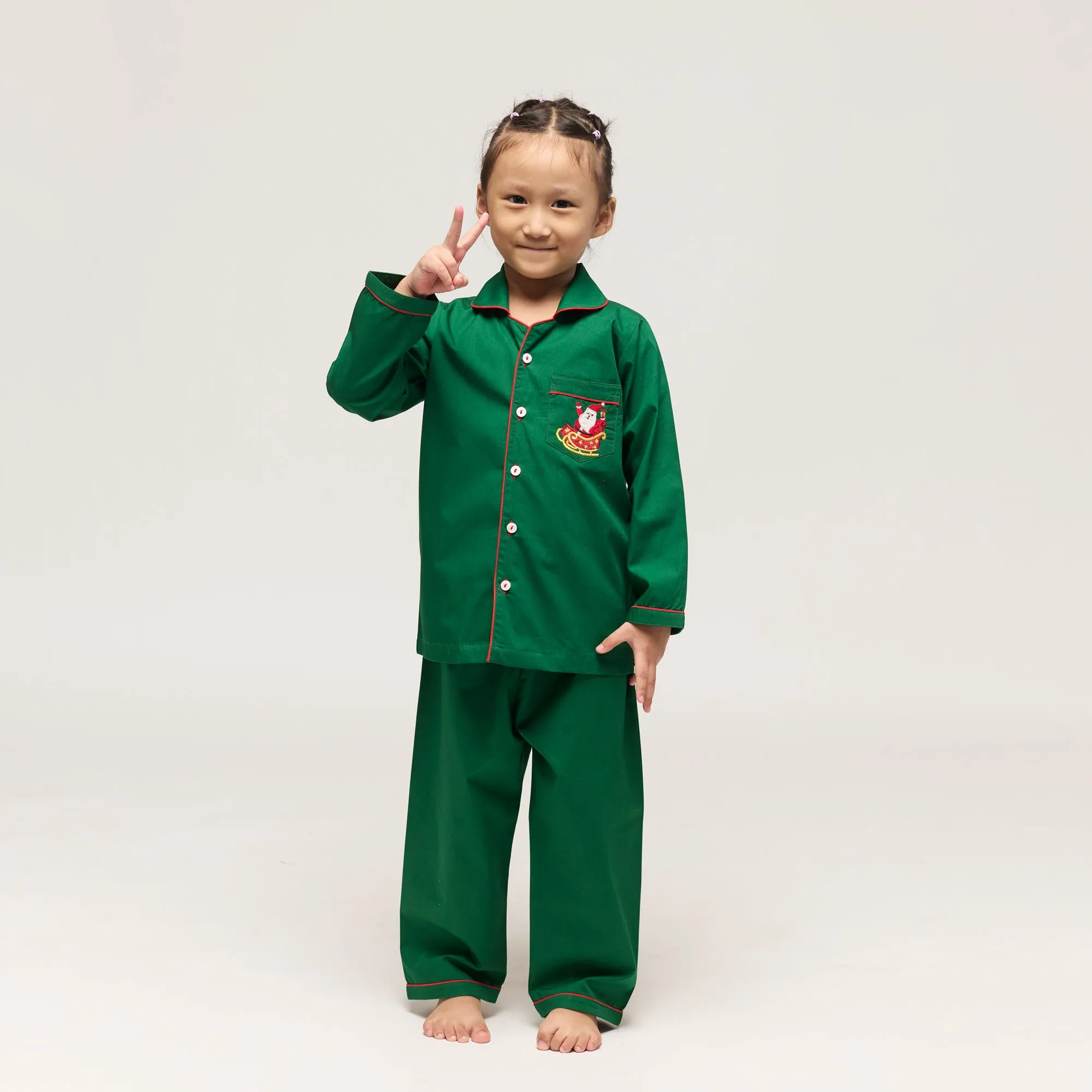 Sleigh Ride Pajama Set For Kids