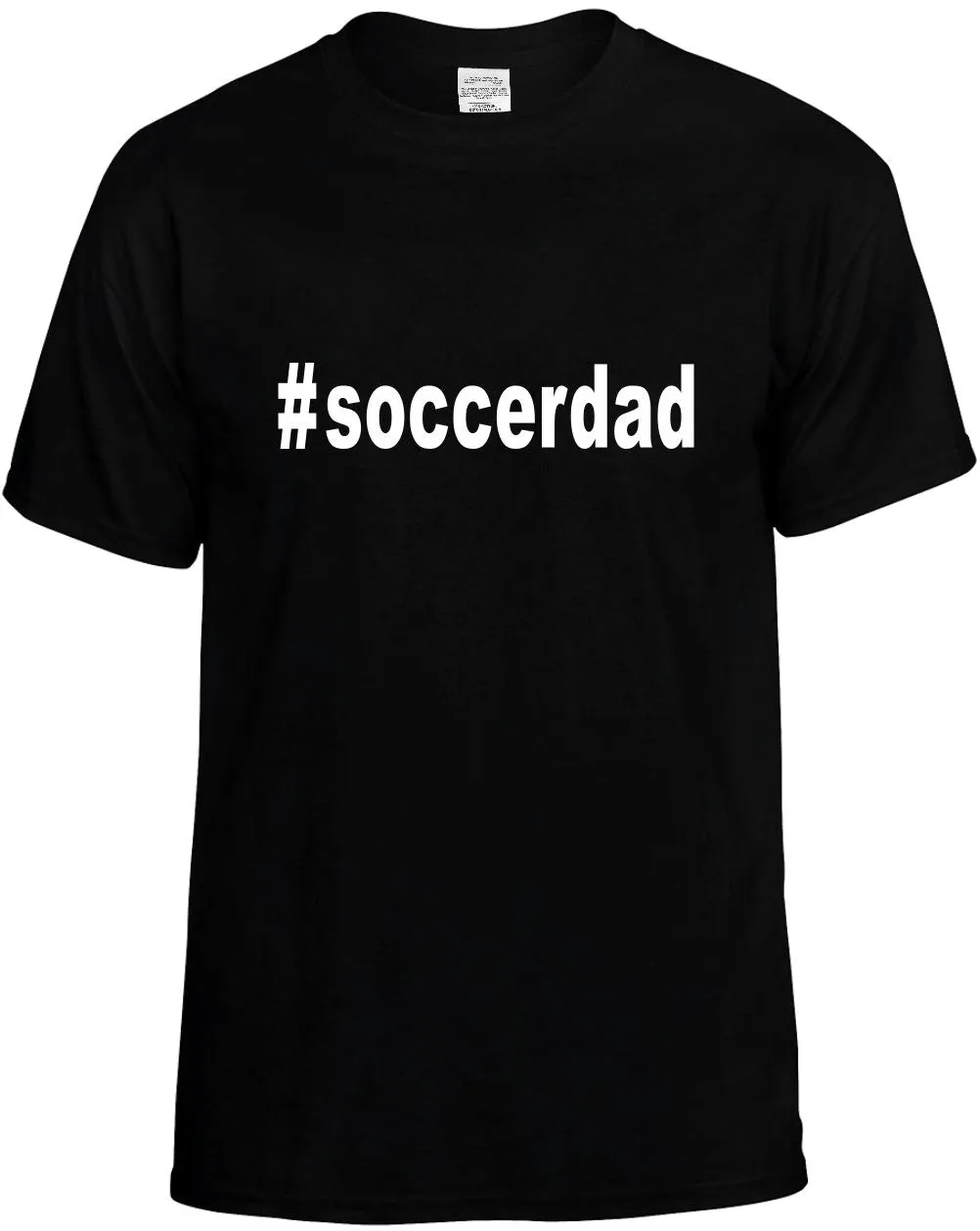 #Soccerdad Hashtag Unisex T-Shirt Novelty Graphic Tee Shirt