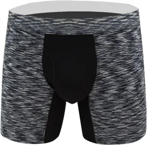 Sports Boxer Briefs for Men Solid Color Breathable Sweat Absorbent Underwear Sexy Seamless Quick Dry Underpants