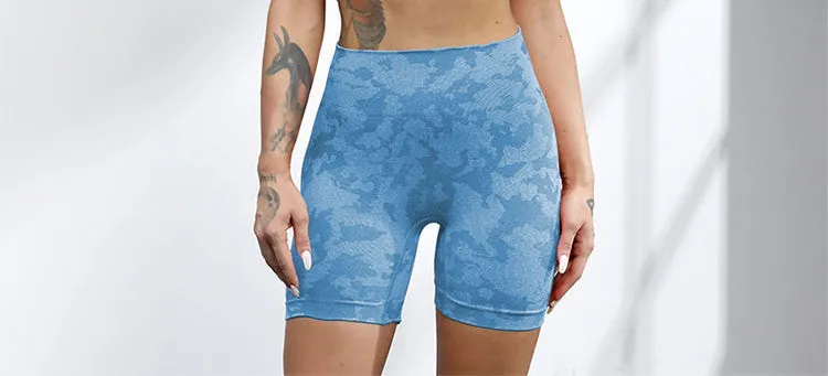 Sports Bra Hip-lifting Fitness Shorts Cross-border Sports Suit Seamless Yoga Suit Women