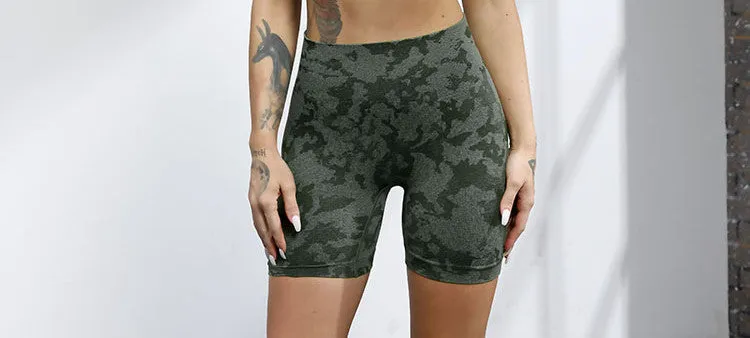 Sports Bra Hip-lifting Fitness Shorts Cross-border Sports Suit Seamless Yoga Suit Women