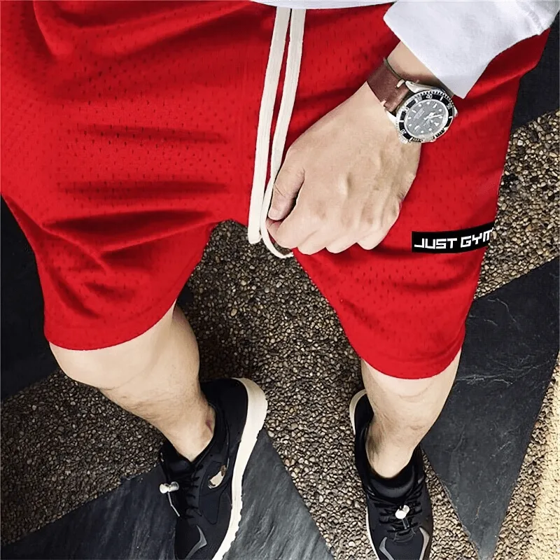 Sports Mesh Short Shorts With Pockets / Men's Running Shorts - SF0610