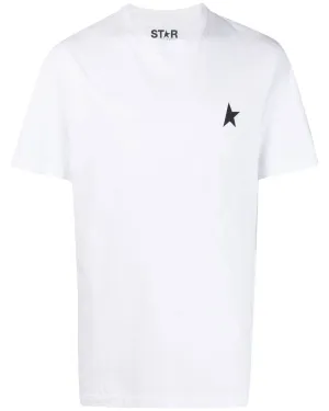 Star Collection T-Shirt in White with Black Star