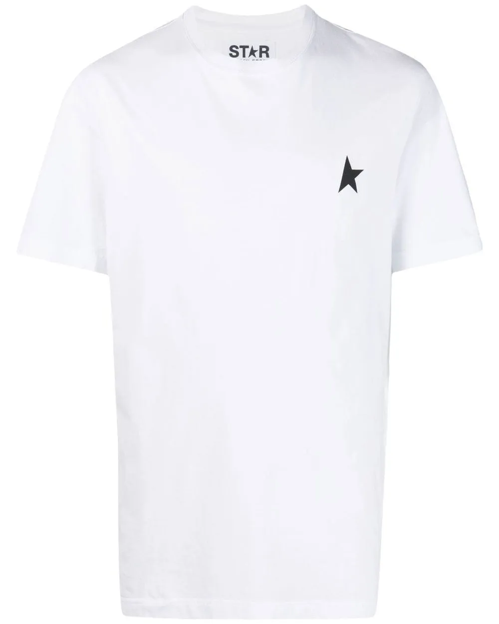 Star Collection T-Shirt in White with Black Star