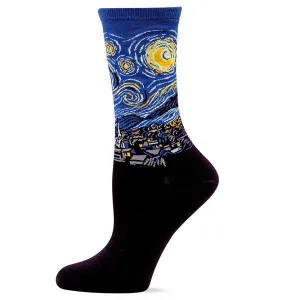 Starry Night Crew Socks