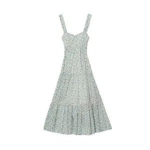 Stella Maxi Dress - Blue Vines