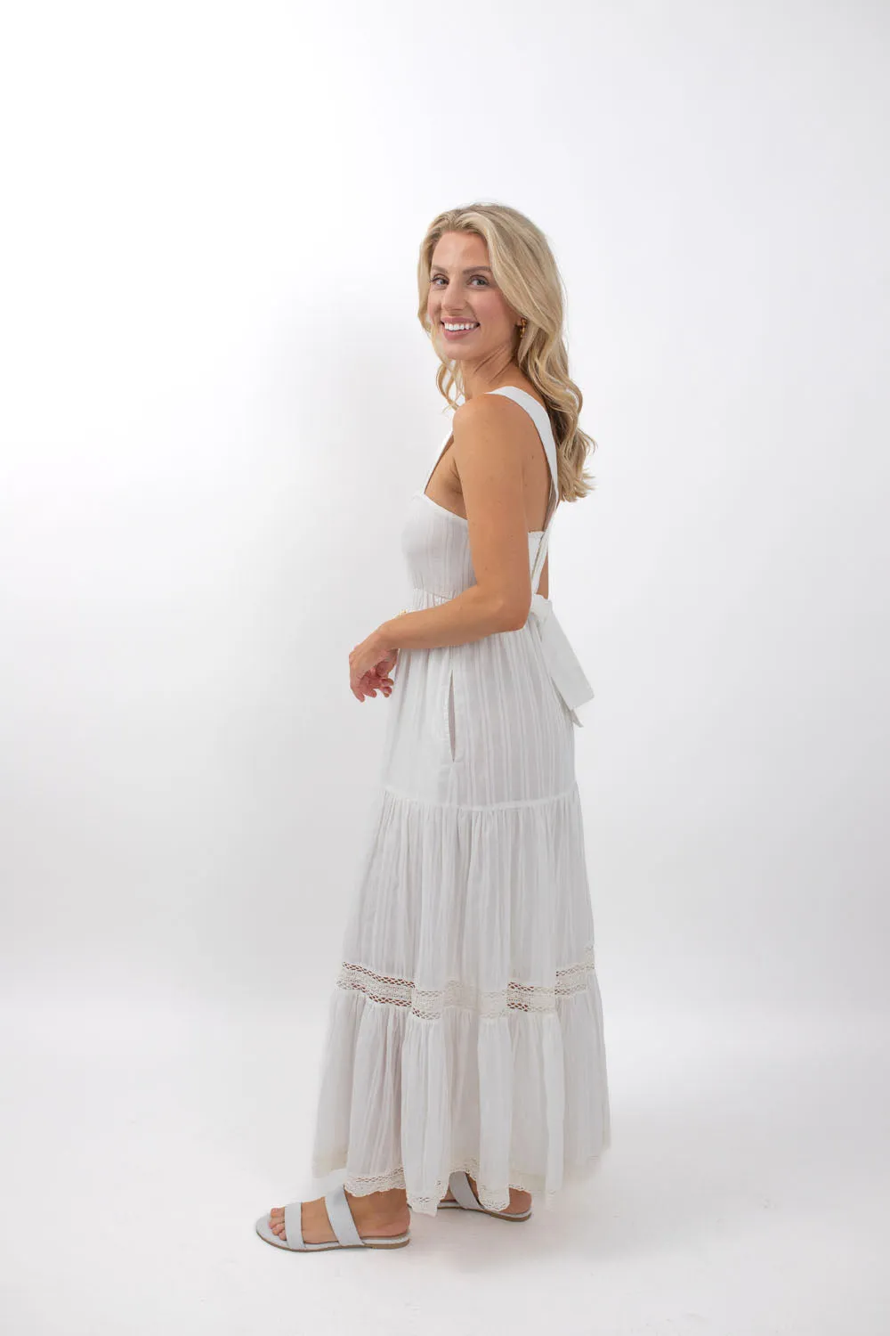 Stella Maxi Dress - White